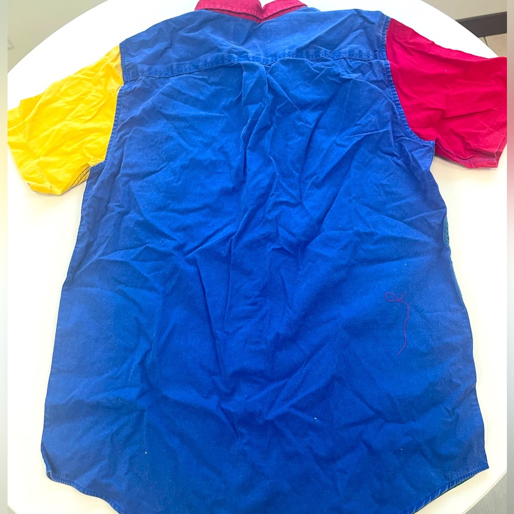 Nwot Pacsun Colorblock Button Up - image 2